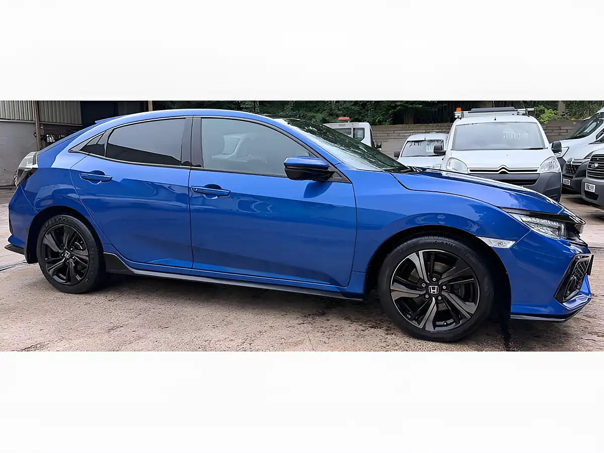 Used 2019 Honda Civic Sport Plus Blue - Interior and Exterior details 5