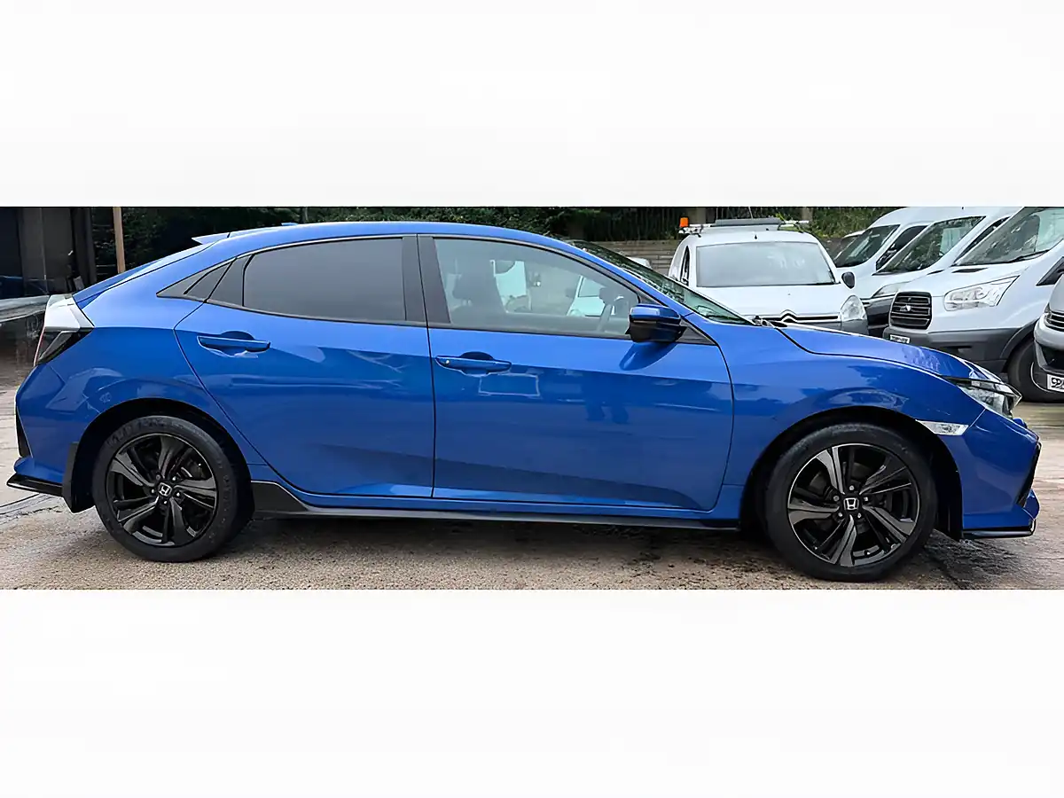 Used 2019 Honda Civic Sport Plus Blue - Interior and Exterior details 6