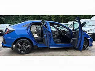 Used 2019 Honda Civic Sport Plus Blue - Interior and Exterior details 7