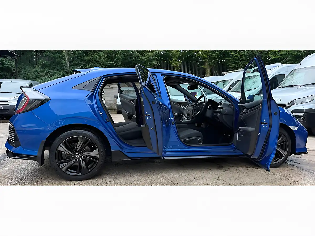 Used 2019 Honda Civic Sport Plus Blue - Interior and Exterior details 7