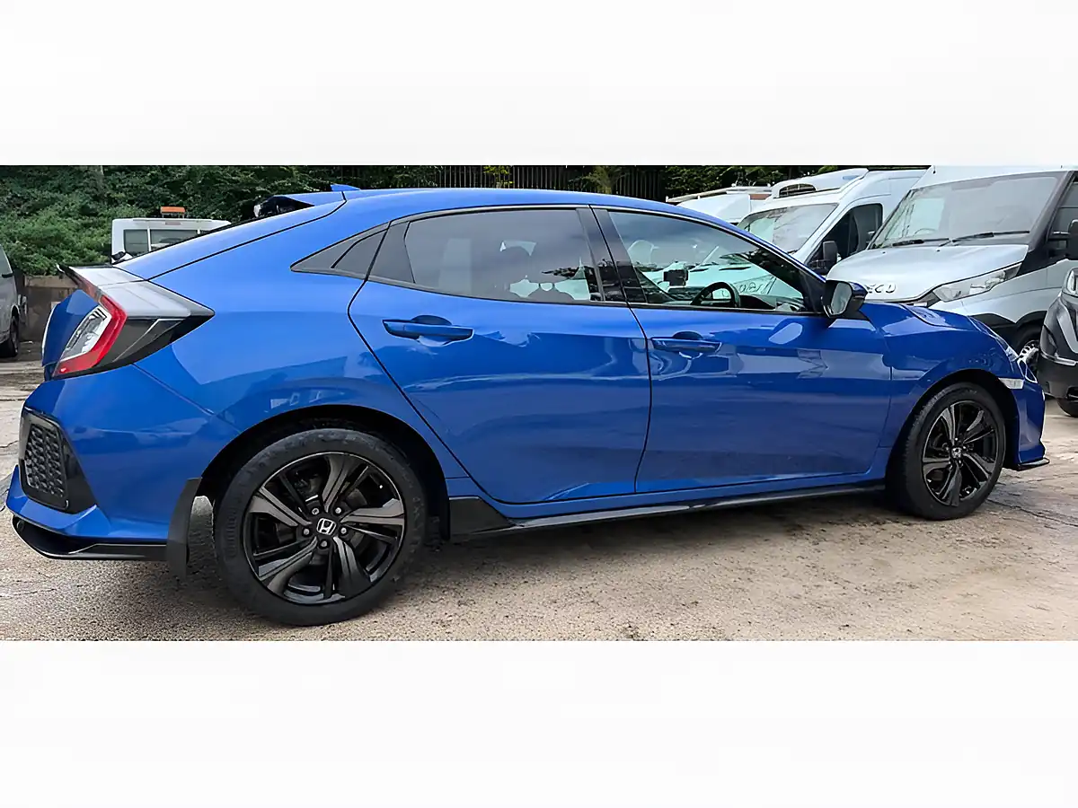Used 2019 Honda Civic Sport Plus Blue - Interior and Exterior details 8