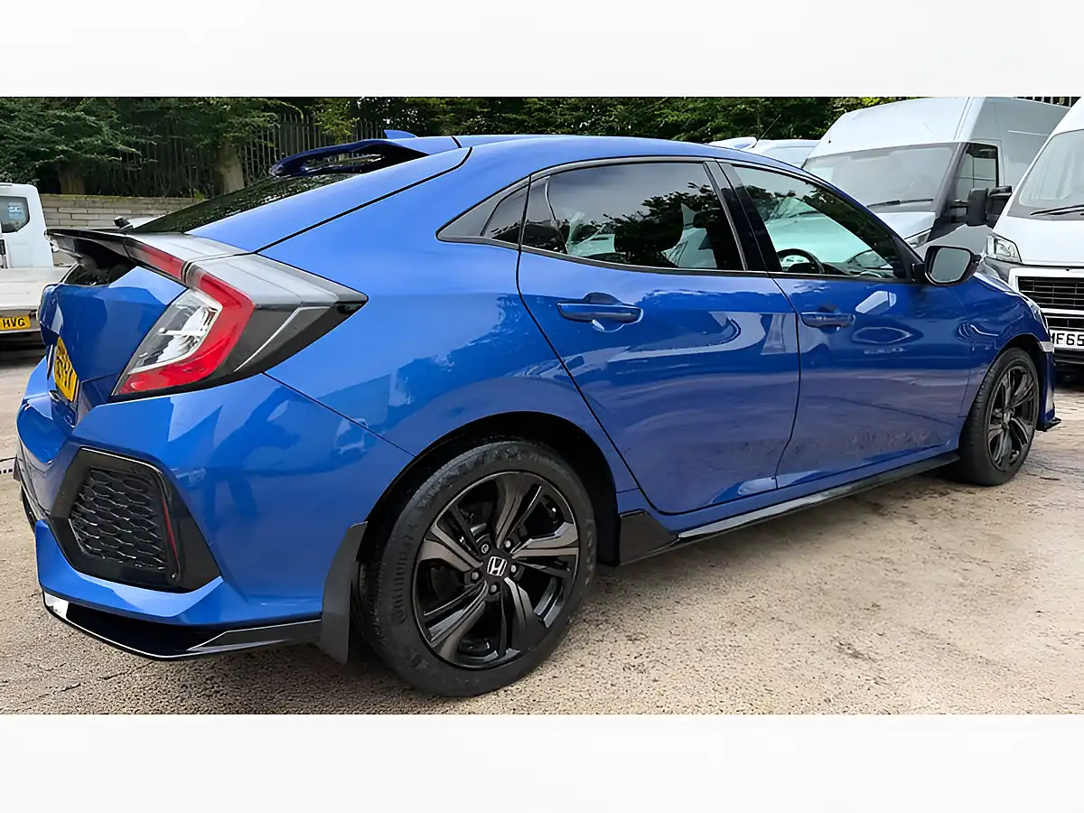 Used 2019 Honda Civic Sport Plus Blue - Interior and Exterior details 9