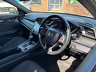 Used 2019 Honda Civic Sport White - Interior and Exterior details 12