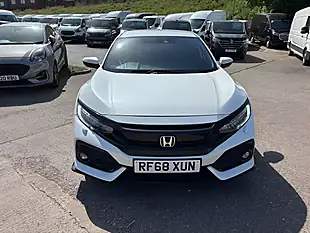 Used 2019 Honda Civic Sport White - Interior and Exterior details 4