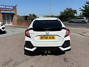 Used 2019 Honda Civic Sport White - Interior and Exterior details 8