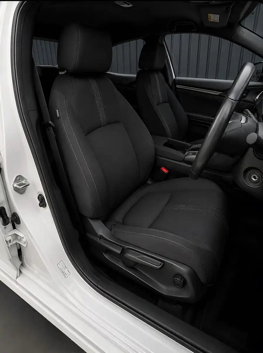 Used 2019 Honda Civic Sport White - Interior and Exterior details 11