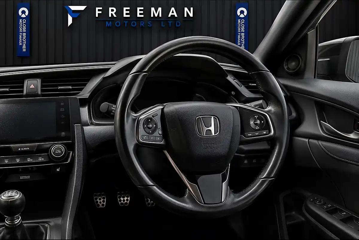 Used 2019 Honda Civic Sport White - Interior and Exterior details 3