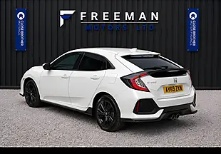 Used 2019 Honda Civic Sport White - Interior and Exterior details 5