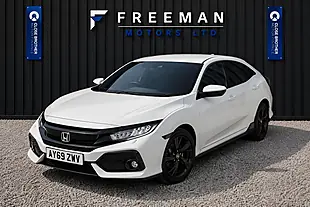 Used 2019 Honda Civic Sport White - Interior and Exterior details 6