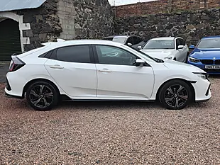 Used 2019 Honda Civic Sport White - Interior and Exterior details 19