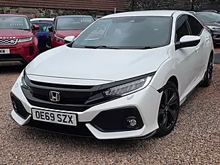 Used 2019 Honda Civic Sport White - Interior and Exterior details 5