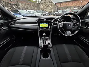 Used 2019 Honda Civic Sport White - Interior and Exterior details 7