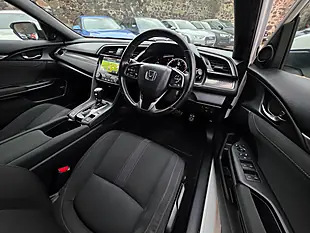 Used 2019 Honda Civic Sport White - Interior and Exterior details 8