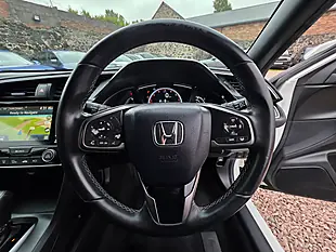 Used 2019 Honda Civic Sport White - Interior and Exterior details 9