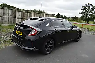 Used 2019 Honda Civic Sr Black - Interior and Exterior details 15