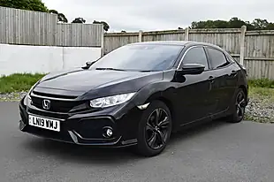 Used 2019 Honda Civic Sr Black - Interior and Exterior details 3