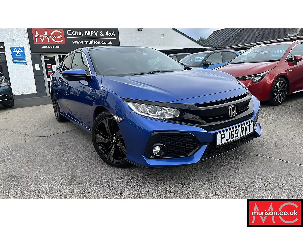 Used 2019 Honda Civic Sr Blue - Front View