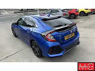 Used 2019 Honda Civic Sr Blue - Interior and Exterior details 15
