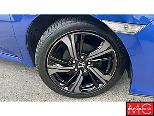 Used 2019 Honda Civic Sr Blue - Interior and Exterior details 2
