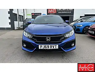 Used 2019 Honda Civic Sr Blue - Interior and Exterior details 5