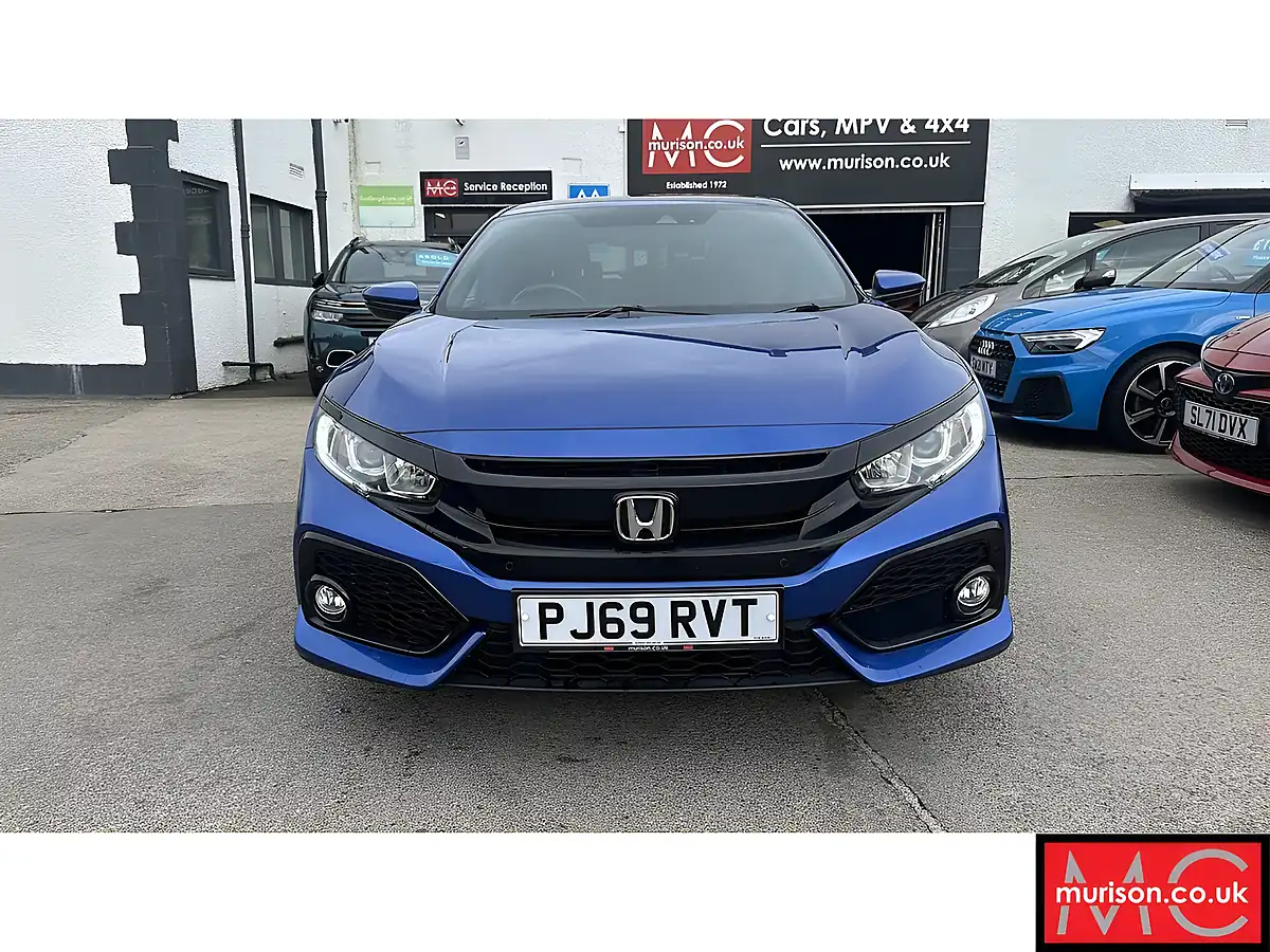 Used 2019 Honda Civic Sr Blue - Interior and Exterior details 5