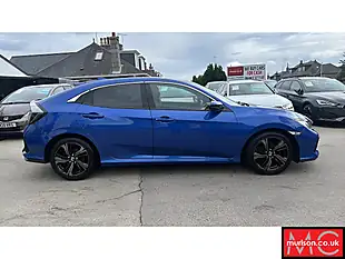 Used 2019 Honda Civic Sr Blue - Interior and Exterior details 6