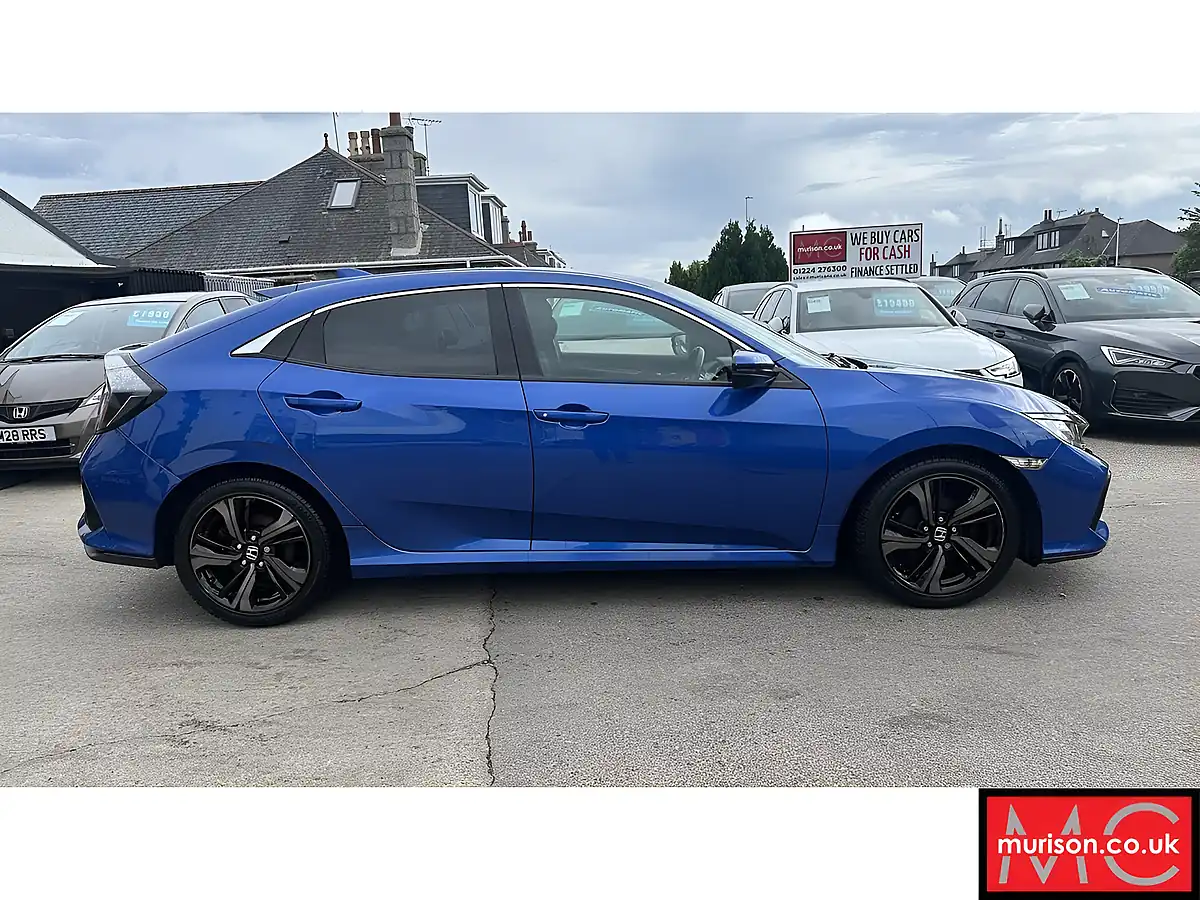 Used 2019 Honda Civic Sr Blue - Interior and Exterior details 6