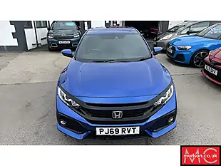 Used 2019 Honda Civic Sr Blue - Interior and Exterior details 8