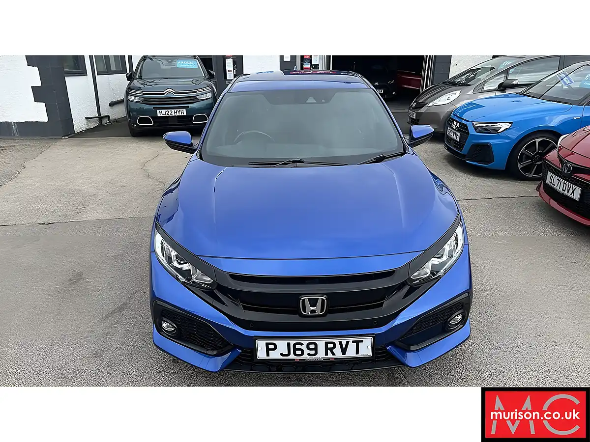 Used 2019 Honda Civic Sr Blue - Interior and Exterior details 8