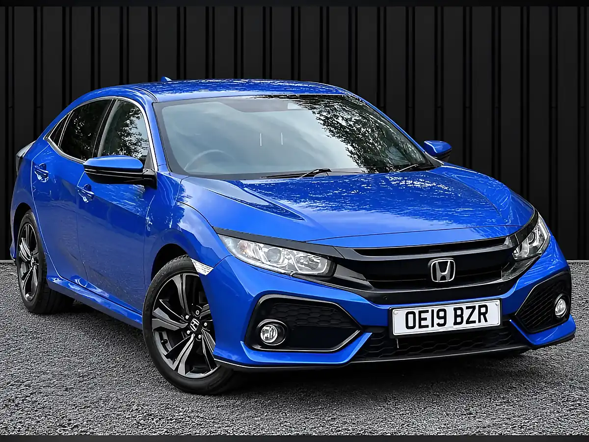Used 2019 Honda Civic Sr Blue - Front View