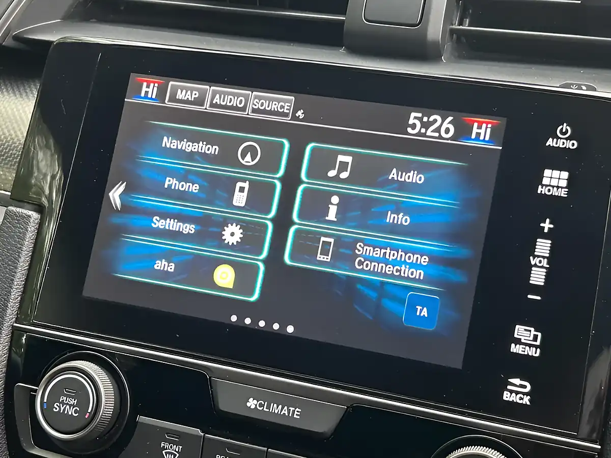 Used 2019 Honda Civic Sr Blue - Interior and Exterior details 17