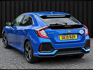 Used 2019 Honda Civic Sr Blue - Interior and Exterior details 2