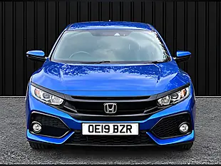 Used 2019 Honda Civic Sr Blue - Interior and Exterior details 5