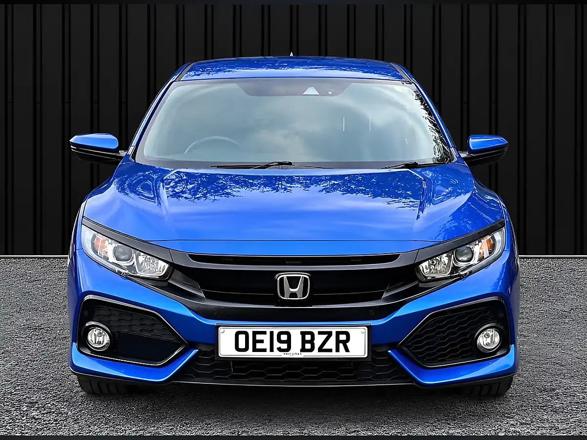 Used 2019 Honda Civic Sr Blue - Interior and Exterior details 5