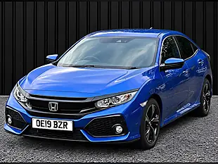 Used 2019 Honda Civic Sr Blue - Interior and Exterior details 6