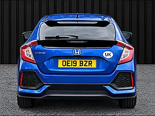 Used 2019 Honda Civic Sr Blue - Interior and Exterior details 7