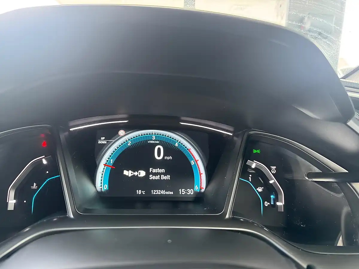 Used 2019 Honda Civic Sr Grey - Interior and Exterior details 12