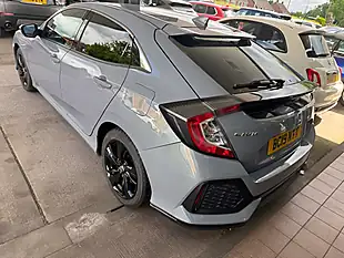 Used 2019 Honda Civic Sr Grey - Interior and Exterior details 6