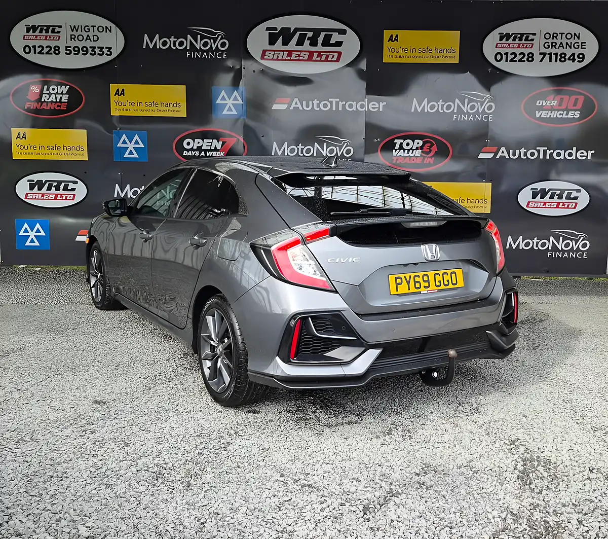 Used 2019 Honda Civic Sr Grey - Interior and Exterior details 3