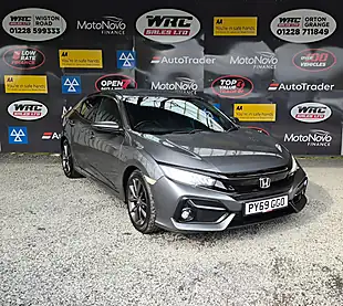 Used 2019 Honda Civic Sr Grey - Interior and Exterior details 4