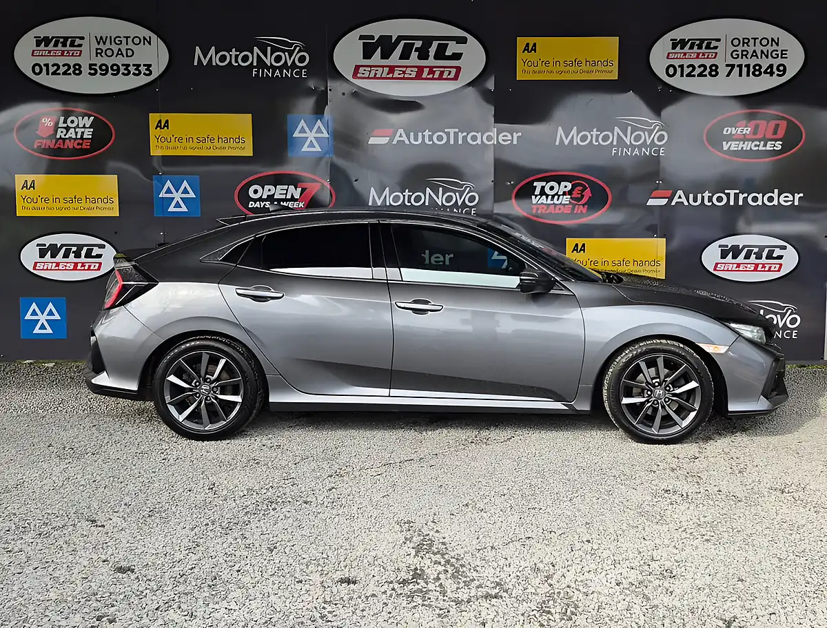 Used 2019 Honda Civic Sr Grey - Interior and Exterior details 5