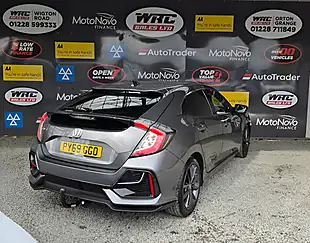 Used 2019 Honda Civic Sr Grey - Interior and Exterior details 6