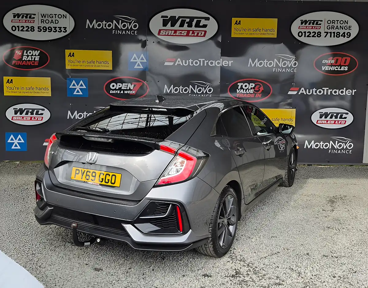 Used 2019 Honda Civic Sr Grey - Interior and Exterior details 6