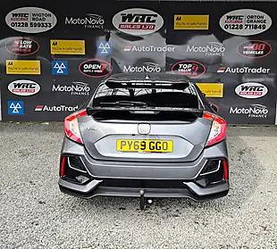 Used 2019 Honda Civic Sr Grey - Interior and Exterior details 7