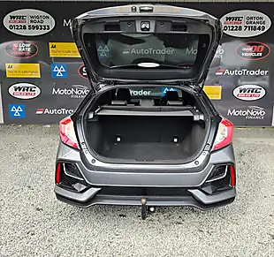Used 2019 Honda Civic Sr Grey - Interior and Exterior details 9