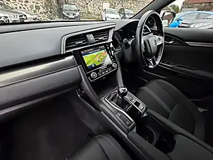 Used 2019 Honda Civic Sr Lunar Silver Metallic - Interior and Exterior details 11