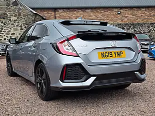 Used 2019 Honda Civic Sr Lunar Silver Metallic - Interior and Exterior details 15