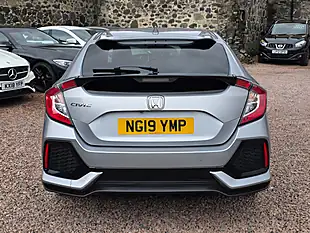 Used 2019 Honda Civic Sr Lunar Silver Metallic - Interior and Exterior details 17