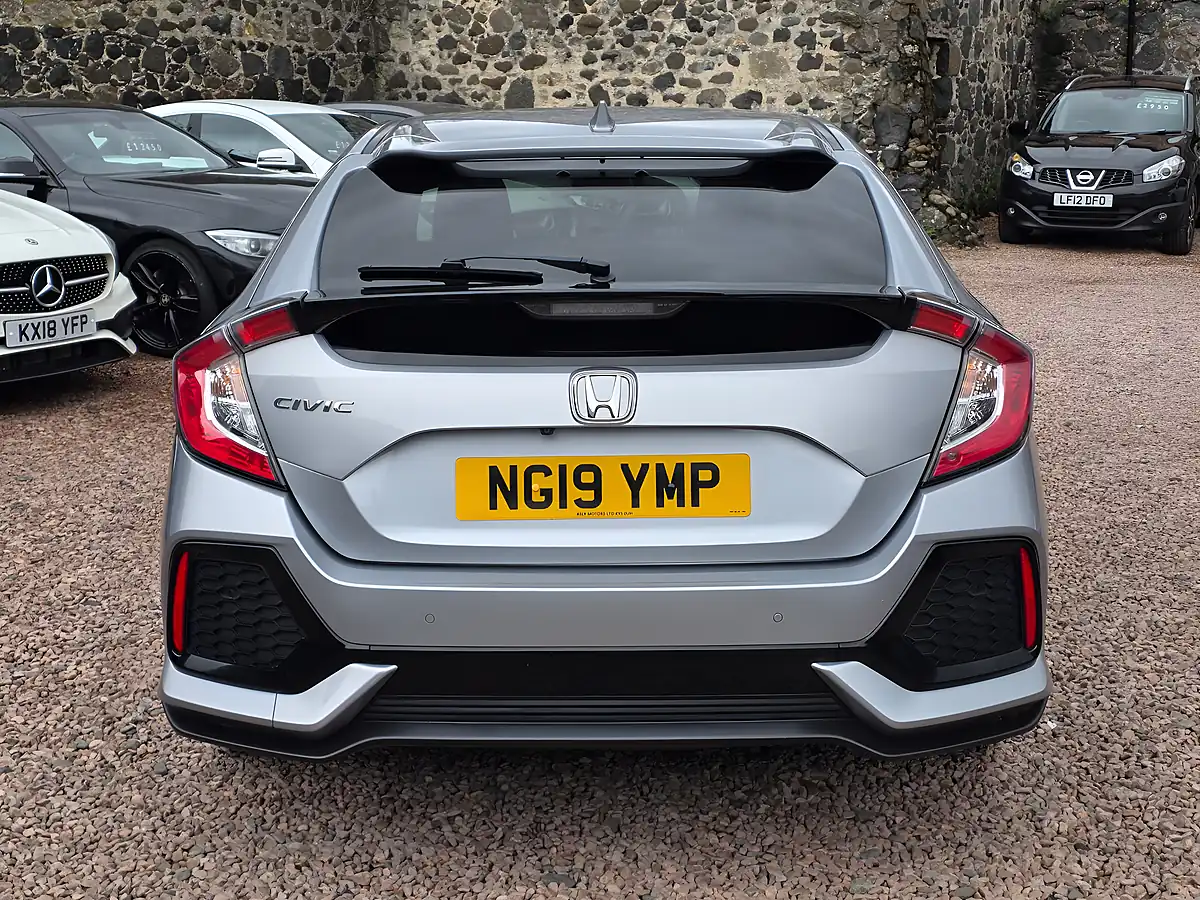 Used 2019 Honda Civic Sr Lunar Silver Metallic - Interior and Exterior details 17