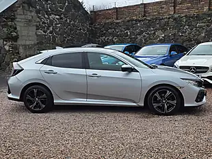 Used 2019 Honda Civic Sr Lunar Silver Metallic - Interior and Exterior details 19